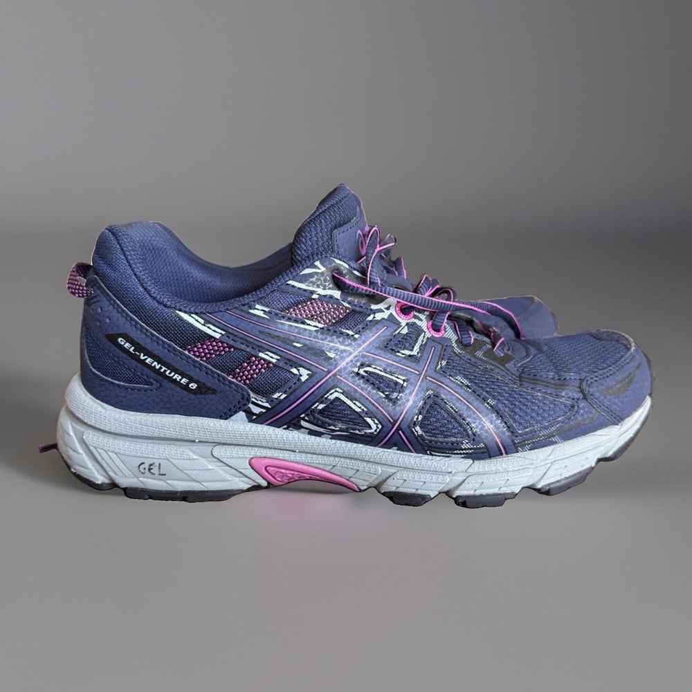 ASICS Gel Venture 7 Women's Running Shoes Blue/Pink, Size 10 US Women